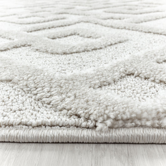 Hochflor Teppich Geometrisch – PISA Creme – 100% Polypropylen 4708- Product vendor