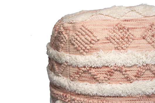 Setzen Sie trendige Akzente mit unserem runden Pouf Hocker, der Funktionalität und Design perfekt vereint.