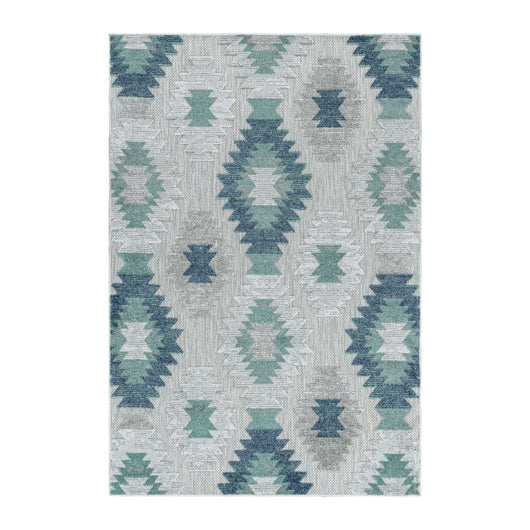Outdoor Teppich BAHAMA – Blaues Berber-Design für Terrasse und Balkon 5153- Product vendor