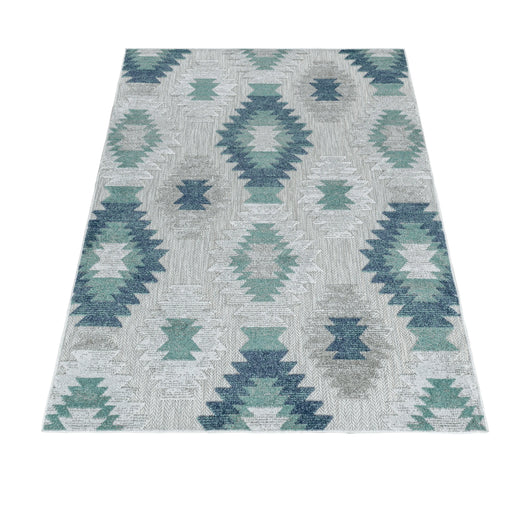 Outdoor Teppich BAHAMA – Blaues Berber-Design für Terrasse und Balkon 5153- Product vendor