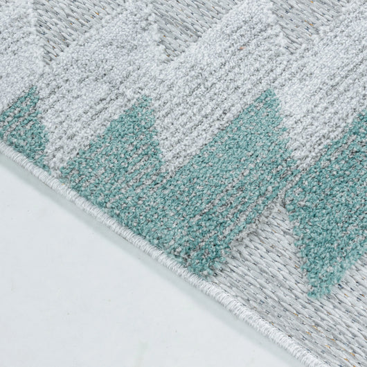 Outdoor Teppich in Blau – Stilvoll, Robust & Pflegeleicht 5154- Product vendor