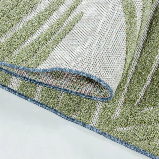 Outdoor Teppich Grün – Tropisches Palmen-Design für Ihren Raum 5155- Product vendor