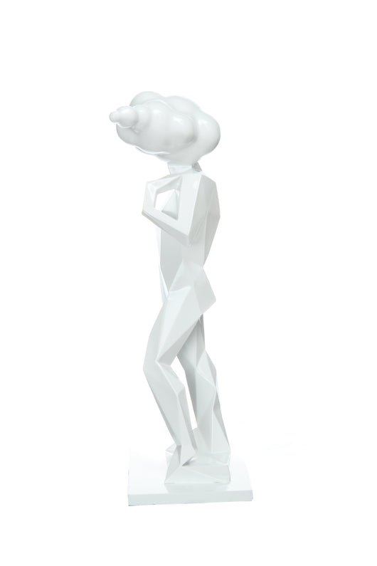 Skulptur Kenya 310 Weiß – Zeitloses Design für moderne Wohnräume- Product vendor