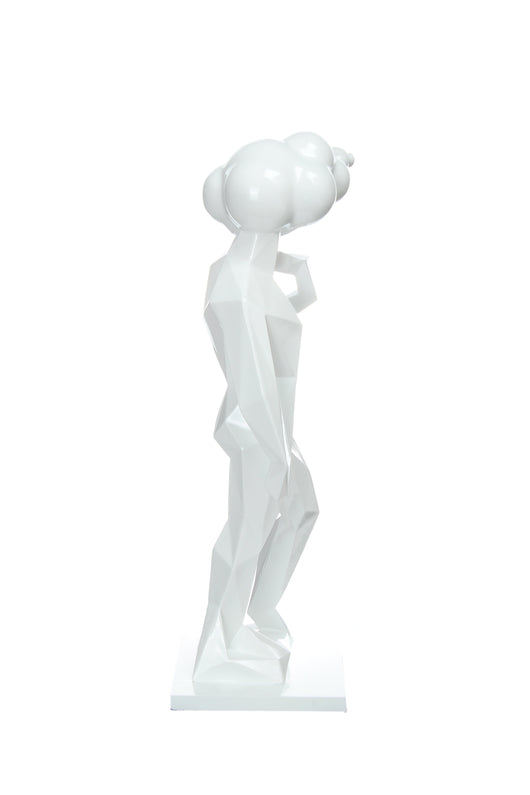 Ob auf dem Sideboard oder dem Boden – diese imposante Skulptur ist überall ein Hingucker.