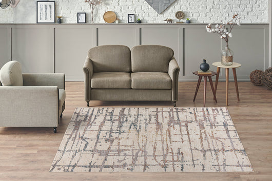 Teppich Jaka 325 Creme / Multi – Kunstvoller Teppich für Ihr Zuhause- Product vendor