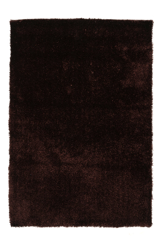 Weicher Hochflorteppich aus Polyester – Soul 8120 Braun 120x180 cm, ideal für Wohnzimmer und Schlafzimmer
