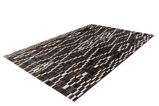 Patchwork-Teppiche Lavin 125 Schwarz / Weiß – Einzigartiges Design-Highlight- Product vendor