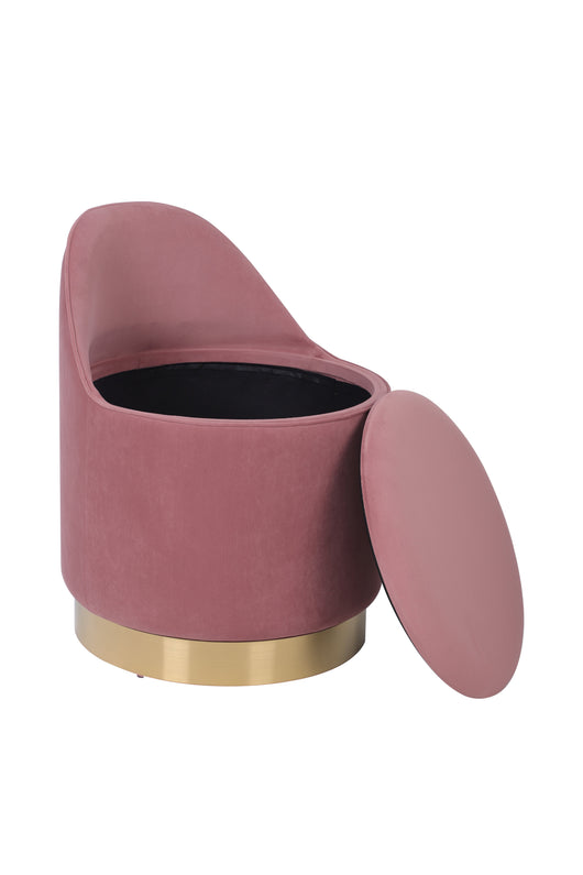 Stabiler MDF-Hocker mit weichem Bezug – Ideal als Fußhocker oder zusätzlicher Sitzplatz