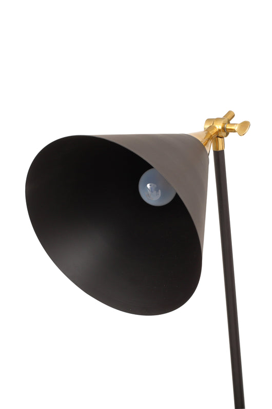 Die gold-schwarze Farbkombination macht diese Leuchte im Factory-Design zu einem wahren Hingucker.