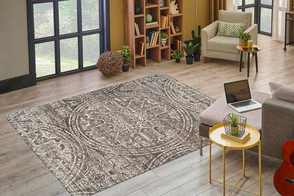 Teppich Davio Grau – Elegantes Orientalisches Design für Ihr Zuhause 425*- Product vendor