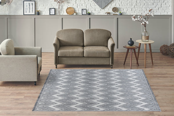Moderner Teppich im Wohnzimmer – stilvoll und gemütlich zugleich.