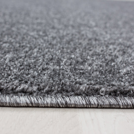 Teppich Grau – Kurzflor, Filz Rücken, Verschiedene Größen 7000- Product vendor