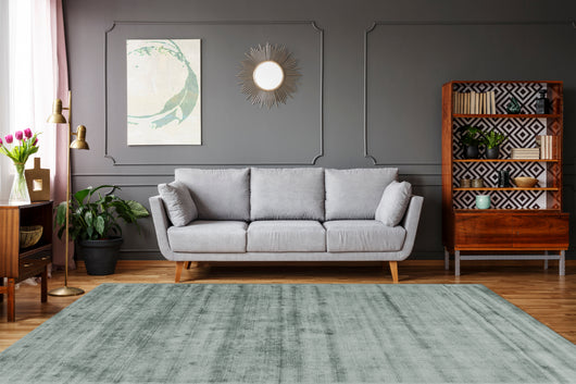Dein Zuhause, dein Wohlfühlort: Dieser Moderne Kurzflor Teppich in Mint umhüllt deine Füße mit sanfter Weichheit und schenkt jedem Schritt ein Gefühl von Geborgenheit.