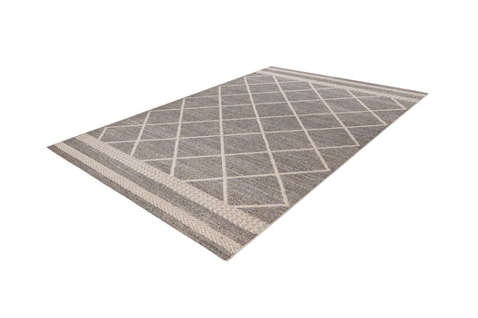 Design Teppich mit Rhombus-Muster – moderne Optik trifft auf Komfort.