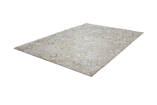 Lederteppich Spark 110 Grau / Silber – Eleganter Teppich für Ihr Zuhause- Product vendor