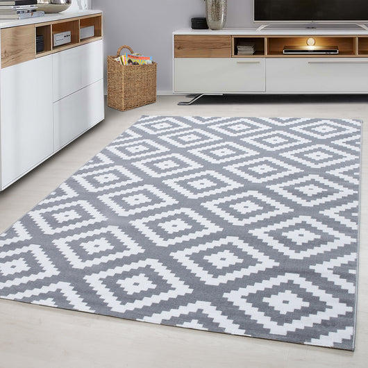 Geometrische Grau Teppiche für Ihr Wohnzimmer 8005- Product vendor