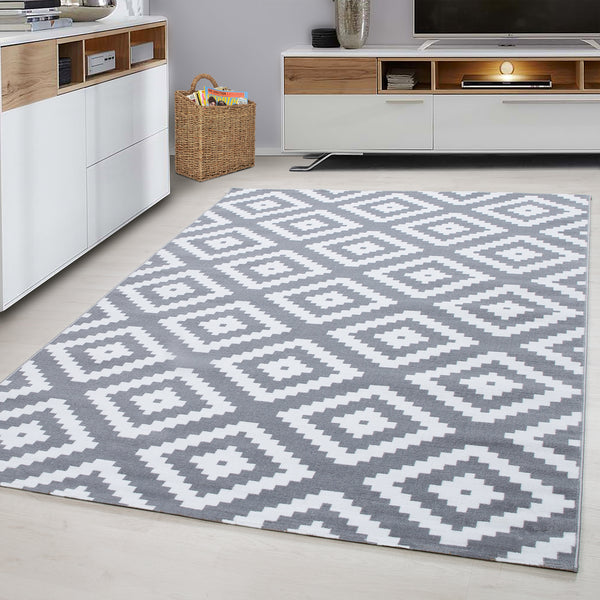 Geometrische Grau Teppiche für Ihr Wohnzimmer 8005- Product vendor