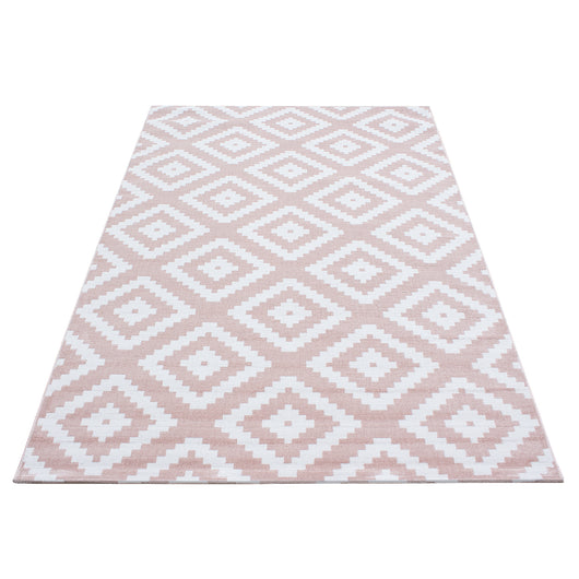 Geometrischer PLUS Teppich in Pink für Ihr Wohnzimmer 8005- Product vendor