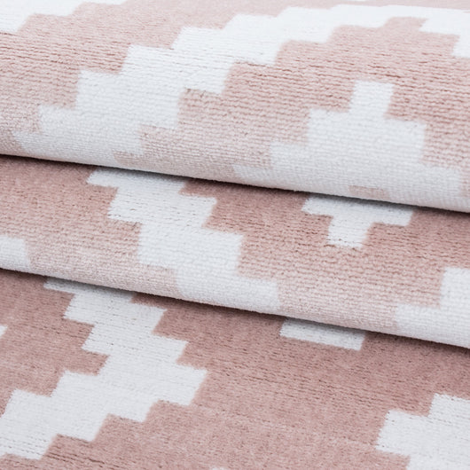 Geometrischer PLUS Teppich in Pink für Ihr Wohnzimmer 8005- Product vendor