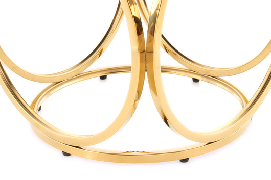 Ein luxuriöser Sitzhocker, der mit seinem glamourösen Samtbezug und dem einzigartigen Design zum Blickfang in jedem Raum wird.