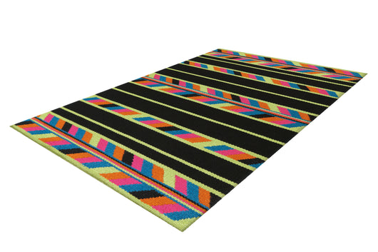 Teppich aus Natürlicher Wolle – Craft 8053 Multi / Schwarz- Product vendor