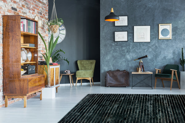 Ob in der Raummitte oder unter der Couch – dieser Teppich im Streifen-Look ist die perfekte Ergänzung für jeden Wohnstil.