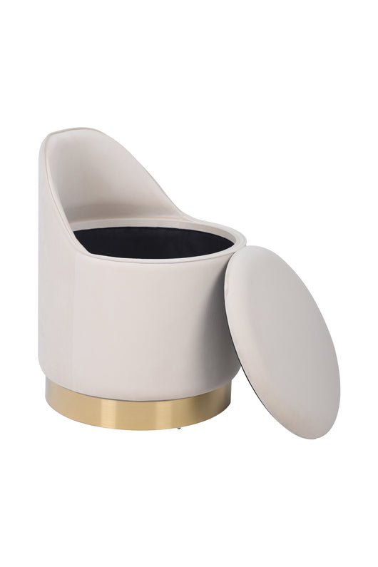 Wohnzimmer neu erleben: Schaffen Sie mit unserem eleganten Drehhocker eine gemütliche und gleichzeitig moderne Atmosphäre.