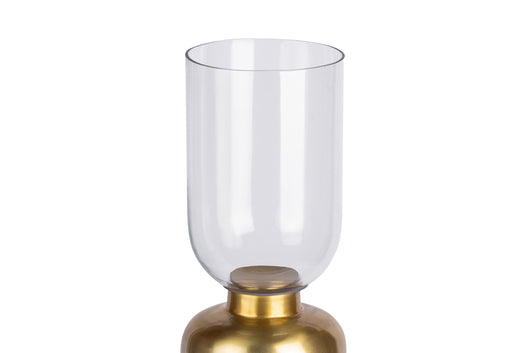 Großer Kerzenständer Gold: Erleben Sie, wie dieser stilvolle Boden Kerzenständer in Deko-Kerzenständer Ihr Zuhause mit warmem Licht und einer Aura von Glamour erfüllt. Ein wahrer Blickfang für anspruchsvolle Interieurs.