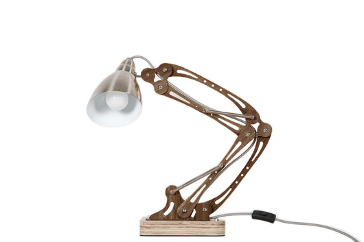 Tischlampe Schlafzimmer mit "Mechanic-Stil": Setzen Sie moderne Akzente mit dieser außergewöhnlichen Designerlampe.