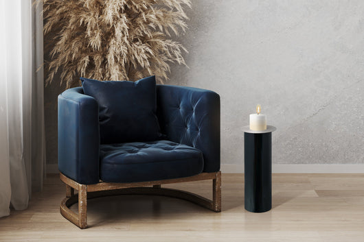 Bodenkerzenständer Art Deco 185 Dunkelgrün / Silber – Edle Dekoration für Ihr Zuhause- Product vendor