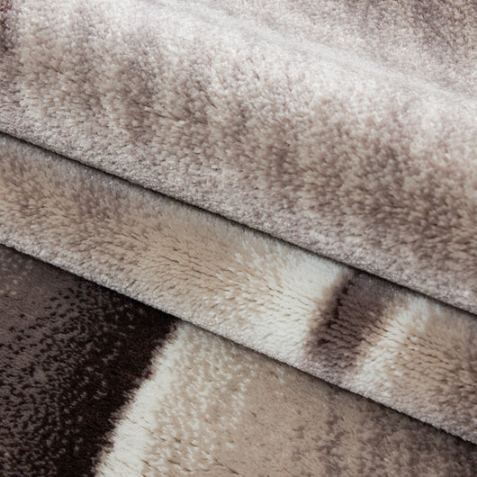 PARMA Ombre Läufer Braun – Kurzflor Teppich für Wohnzimmer und Flur- Product vendor