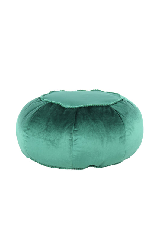 Poufs & Hocker - klein, bequem und voll vielseitig: Der Taj Mahal 325 Grün – Ihr neuer Blickfang mit samtigem Bezug und festem Sitzkomfort.