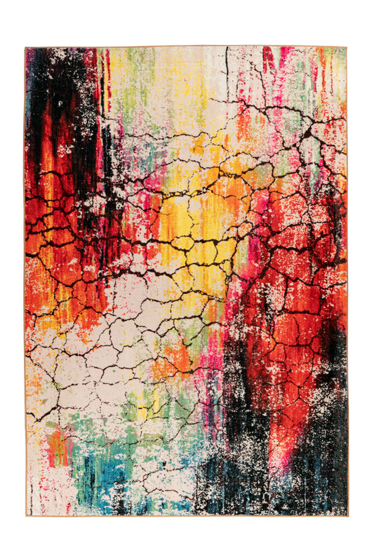 Designer-Teppich Multi Color: Ein Teppich, der Vielfalt feiert. Die harmonische Kombination aus verschiedenen Farben macht diesen Teppich zu einem vielseitigen Design-Objekt, das sich in nahezu jede Farbpalette einfügt.

