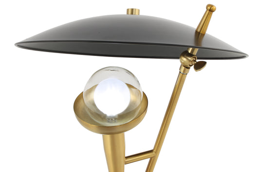 Ein Blickfang in extravagantem Design dank der harmonischen Verbindung von Gold und Schwarz.
