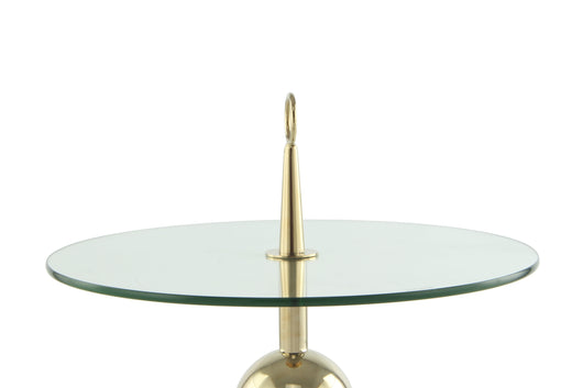 Beistelltisch Ontario 325 Gold / Klar – Eleganz und Luxus für Ihr Zuhause- Product vendor