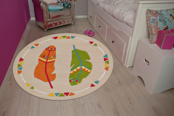 Der Spirit Glowy: Ihr unverzichtbarer Rund Teppich Kinderzimmer für fantasievolle Stunden und sanftes Licht.