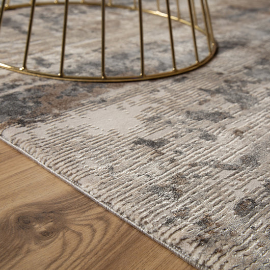 Bambusseide Teppich Gem 970 in Taupe- Product vendor