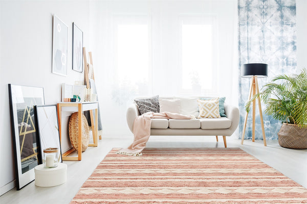 Sanfte Farben, modernes Design – ein Teppich für entspannte Wohnmomente.