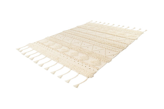 Bohist 525 Creme Teppich – Handgewebtes Boho-Highlight aus Wolle- Product vendor