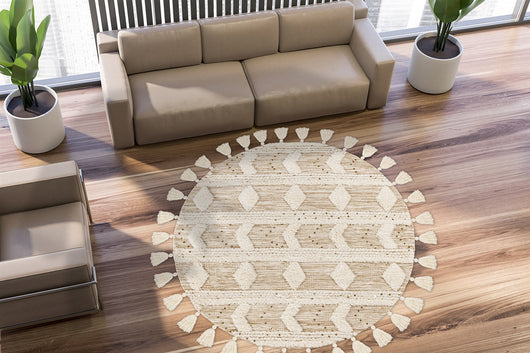 Bohist 425 Creme / Khaki – Zeitloser Teppich im Boho-Stil- Product vendor