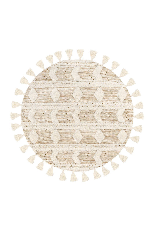 Bohist 425 Creme / Khaki – Zeitloser Teppich im Boho-Stil- Product vendor