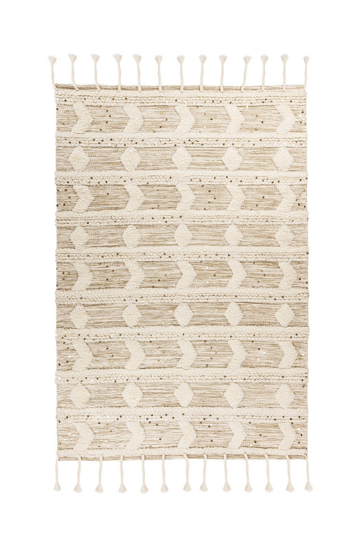 Bohist 425 Creme / Khaki – Zeitloser Teppich im Boho-Stil- Product vendor