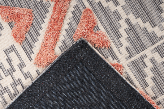 Ethnie 100 Grau / Apricot Teppich - Stilvolles Ethno-Design*- Product vendor