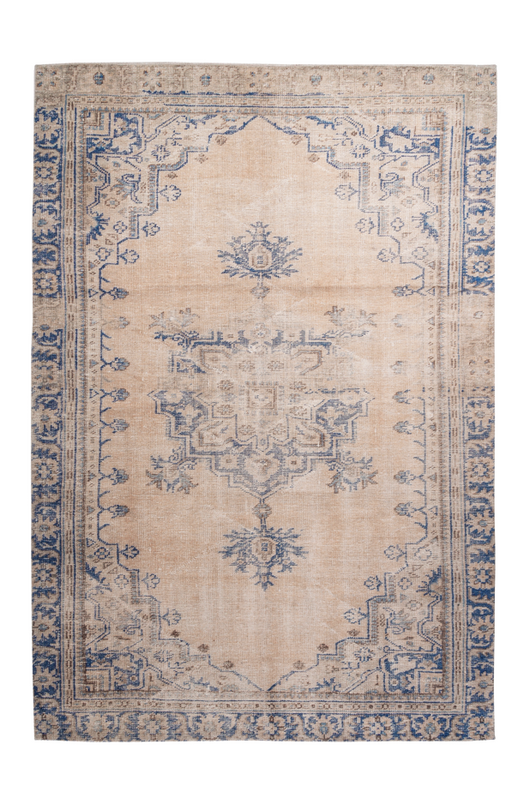 Kurzflor Teppich Blau Vintage: Strapazierfähig und pflegeleicht – Jetzt online bestellen!