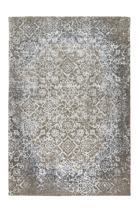 Auch für Räume mit Fußbodenheizung geeignet: Unser Jacquard-gewebter Flachflor mit solidem Baumwollrücken.