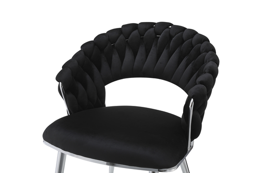 Dieses Stuhl-Set mit elegantem Design ist ein echtes Highlight für Esszimmer, Wohnzimmer oder Büro.