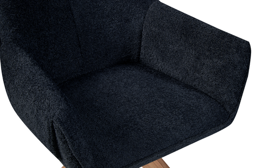 Durch die ergonomisch geformte Sitzfläche mit 48,5 cm Sitzhöhe bietet der moderner Esszimmer-Stuhl einen hervorragenden Komfort. Die Kombination aus Sitzbreite und Sitztiefe sorgt für entspanntes und sicheres Sitzen.