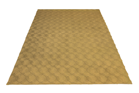 Hohe Materialqualität: Die Mischung aus 80% Polyester und 20% Baumwolle macht den Teppich besonders weich und strapazierfähig.

