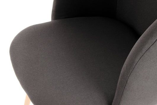 Samt Stühle Schwarz: Der Celina 210 besticht durch seinen luxuriösen Samtbezug und die eleganten Beine in Holzoptik – ein Hingucker in jedem Zuhause.