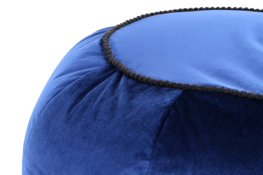 Pouf Taj Mahal 325 Blau – Eleganter Sitzhocker mit Samtbezug- Product vendor